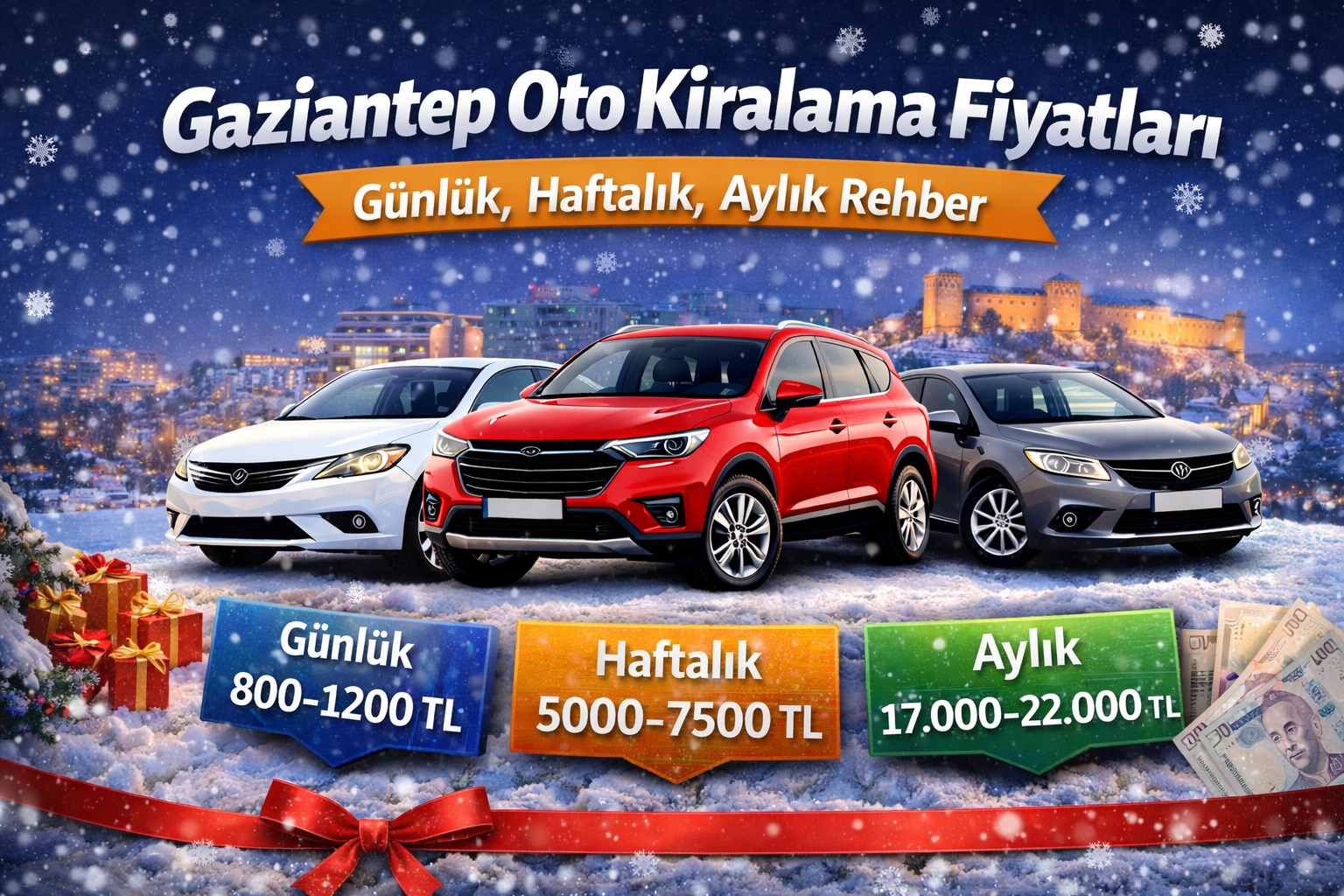 Gaziantep Oto Kiralama Fiyatları Günlük Haftalık ve Aylık Rehber
